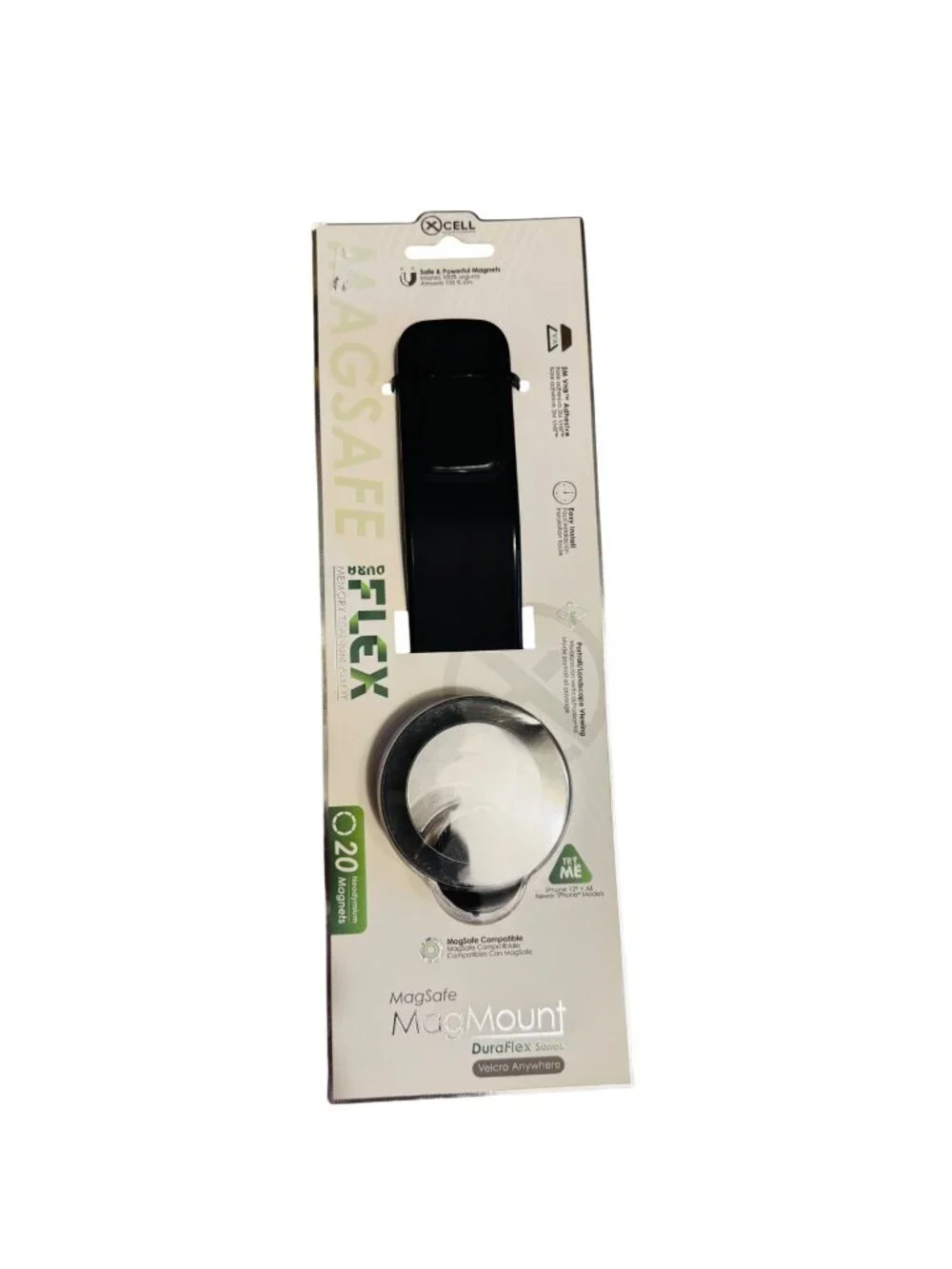 Xcell Universal MagMount DuraFlex Series Windshield Dash Magnetic Phone Mount